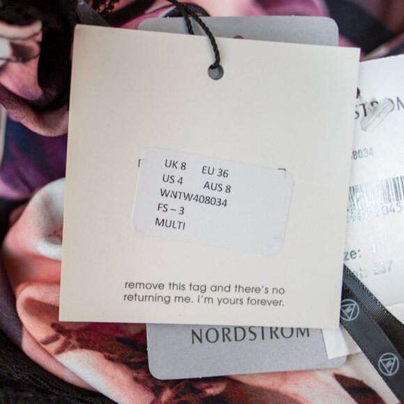 NWT Missguided Floral Bodysuit Size 4 - Picture 10 of 10